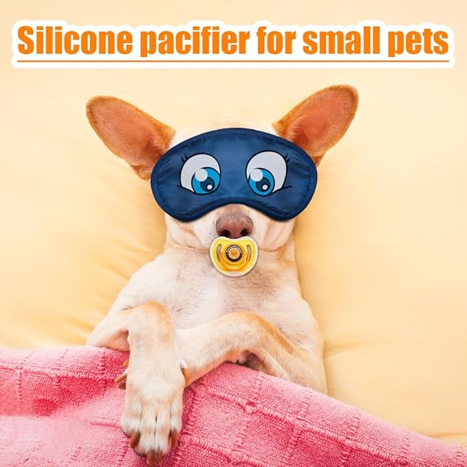 Dog Pacifier Chew – Silicone Bite Aid, Puppy Soother | Calming Training Toy Set, Lightweight Puppy Comfort Solution, Chew Toy for Medium Dog Relaxation