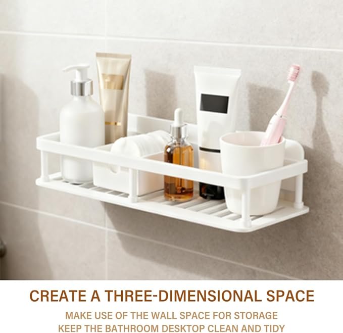 2pc Cosmetic Storage for Dresser Vanity and Bathroom Countertop, Detachable Storage Rack,No Drill Shelves for Wall, Cosmetic Display Case