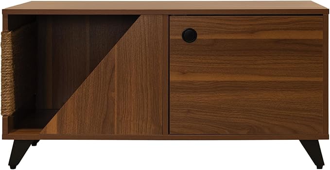 4 Cats & Dogs Jessie Jr. Storage Cabinet with Pet Nook (Walnut), Onesize