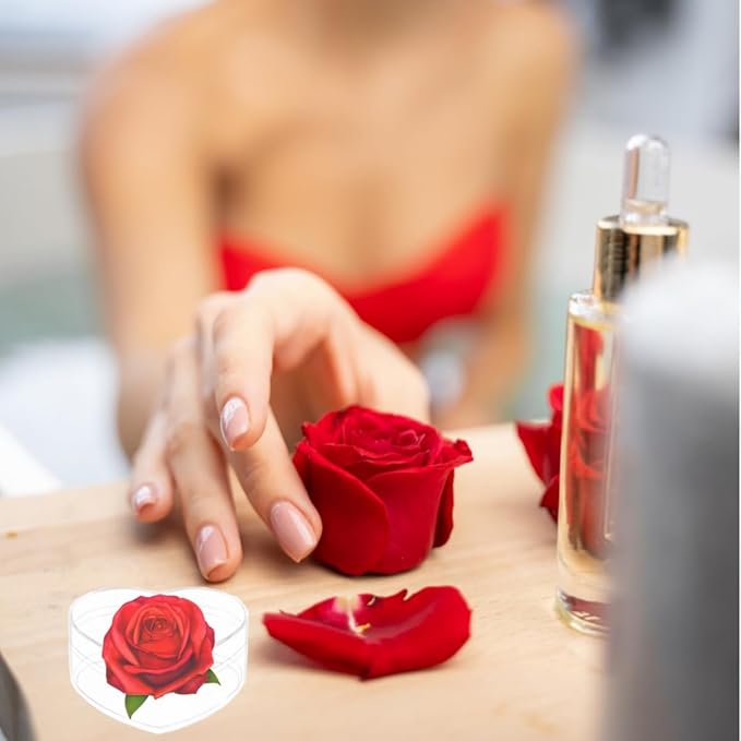 KissYou Heart Shaped Box Clear Acrylic Candy Box Bridesmaid Proposal Ring Holder Heart-shaped Cube Crystal Jewelry Display Boxes Christmas Gift Box