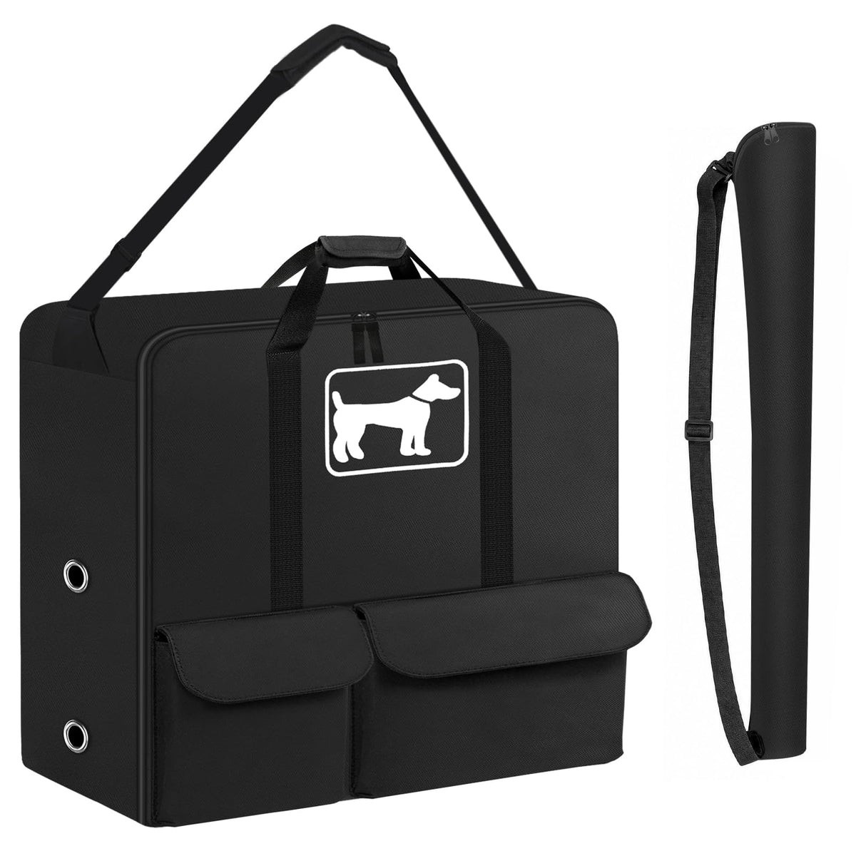 SIRUITON Thick 600D Dog Playpen Storage Bag Fits 24" H 8 - Image 1