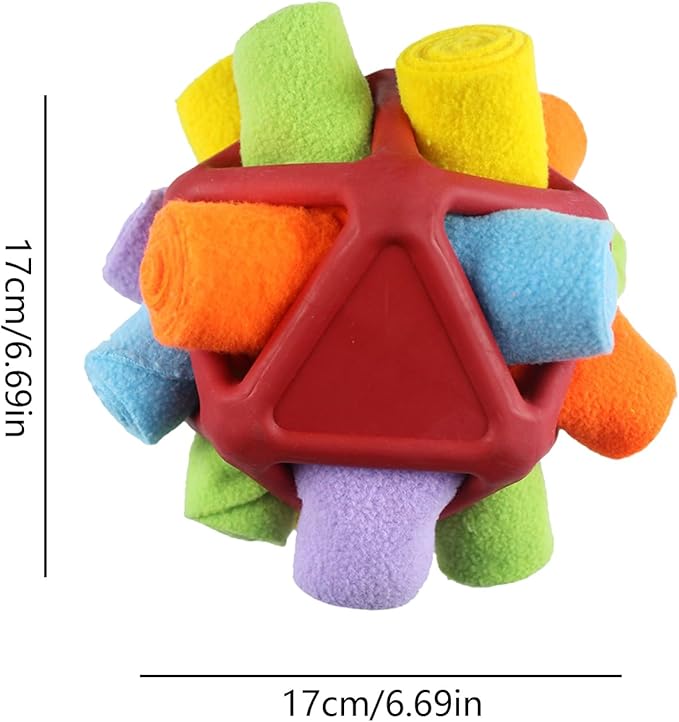 awakentti Puppy Chew Toys, Dog Treat Dispenser Toy, Pet Anxiety Relief and Calming Aid, Puppy Teething Toys for Small Medium Dogs (A)