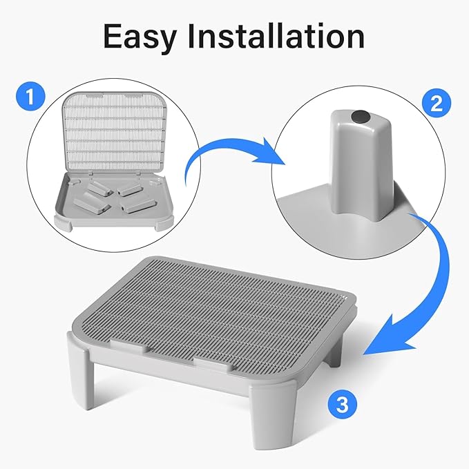 Cat Pedal Step Stool with Filter Function Self Cleaning Litter Box Footstool Compatible with Automatic Cat Litter Box, Self-Cleaning Cat Box Step Stairs
