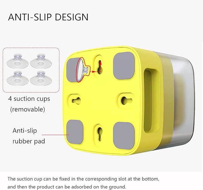 Dog Feeders,Top Press Dry Food Interactive Dog Puzzle Feeding, Dog Toys for IQ Training for Multiple Small Medium Larger Cats and Dogs