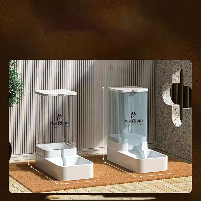Automatic Pet Feeders Automatic Dog Food and Water Dispenser Water Dispenser for Dogs Gravity Water Dispenser Cat Feeders Automatic Cat Food Dog Water and Food Dispenser Gravity Pet Water Dispenser