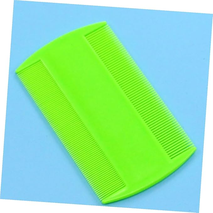 10pcs Double Side Fine Tooth Pet Combs for Dog and Cat Grooming, Massaging Hair Comb Set for Shedding Control and Fur Detangling in Mixed Colors, Suitable for Pet Care Random Color