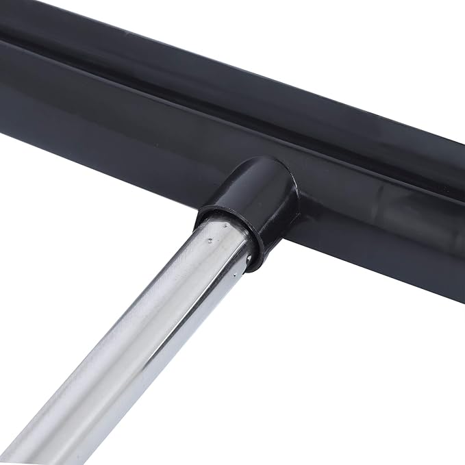 EBTOOLS Multifunction Telescopic Carpet Broom, Pet Hair Dust Removal Tool for Fluff Carpet, Hardwood Floor, Tile, Window, Daily Household (Black)