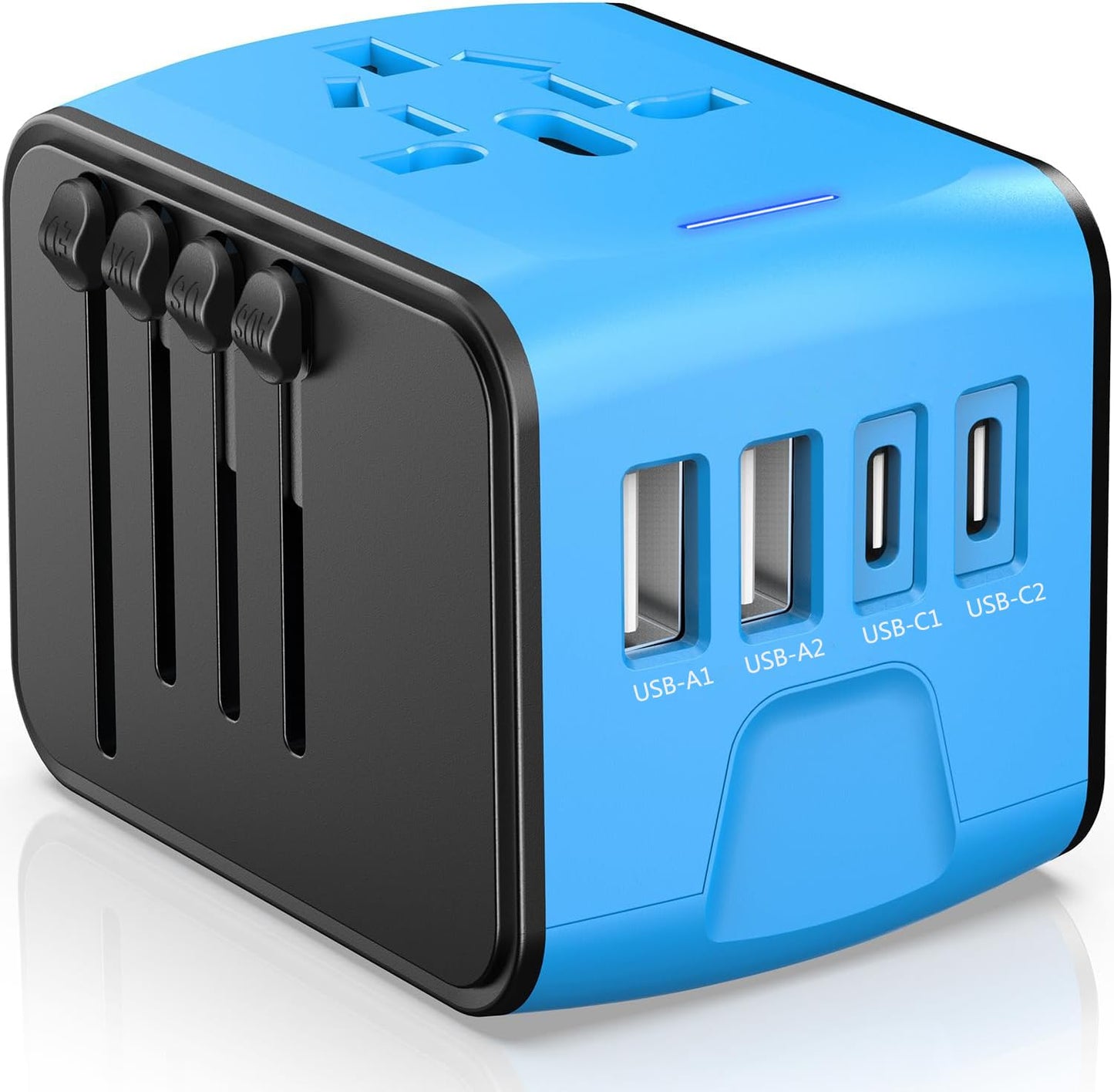 Universal Travel Adapter, 2 USB-C & 2 USB-A Ports, 2 - Image 1