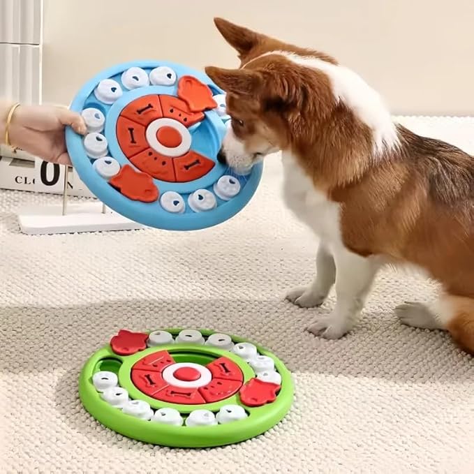 Interactive Dog Puzzle Toy – Treat Dispensing Slow Feeder Game for Mental Stimulation, Boredom Relief & Training, Non-Slip Food Puzzle Toy for Dogs