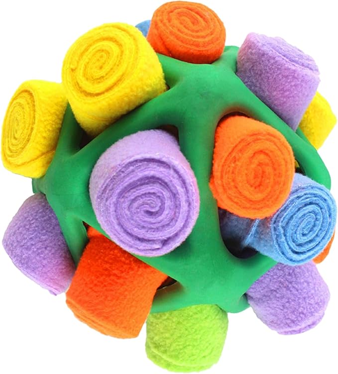 awakentti Puppy Chew Toys, Dog Treat Dispenser Toy, Pet Anxiety Relief and Calming Aid, Puppy Teething Toys for Small Medium Dogs (B)