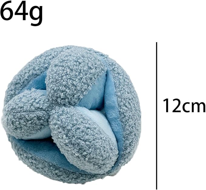 Lambwolf Monti- Enrichment and Interactive Dog Toy | Puzzle Dog Toy, Snuffle Ball for Dogs for Puppy & Small Breed Dogs Daily Companionship, Training Reward Gift (Blue)