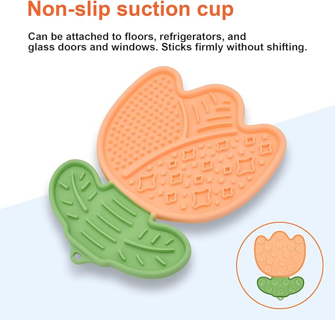 Tulip Silicone Dog Licking Mat – Premium Slow Feeder & Calming Enrichment