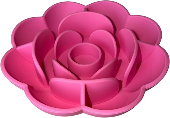 Slow Feeder Dog Bowls, Dog Food Bowl, Slow Feeder Cat Bowl, Dog Slow Feeder Bowl, Slow Feeder Dog Bowls Large Breed, Dog Bowl Slow Feeder Insert, Puzzle Feeder Dog Sachet Pink by Caldwell's
