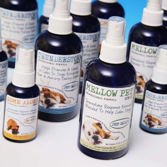 Showseason Animal Products Home Alone Pet Calming Spray 8.5 oz for Dogs | Cruelty-Free | Paraben-Free | Biodegradable and Non-Toxic | Made in The USA