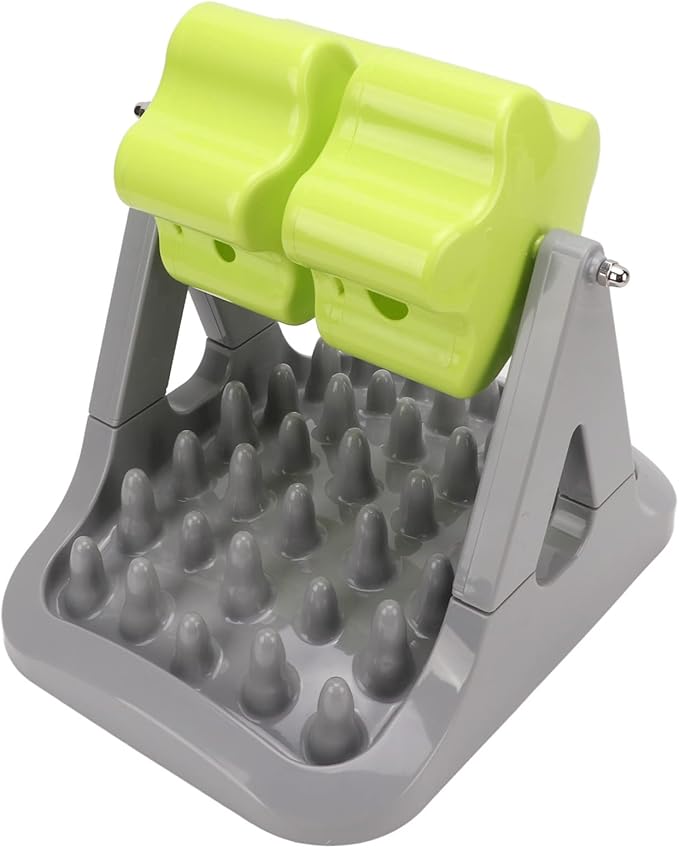 Pet Slow Feeder Interactive Dog Toy, ABS Material, Double Roller Design for Eating, Puzzle Feeding to Dog's Brain, Safe and Non