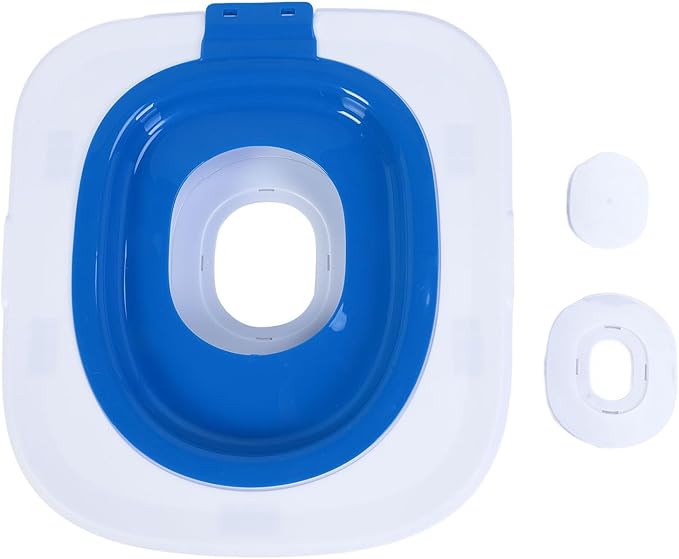 Cat Toilet Training Kit, Reusable Cat Toilet Trainer Urinal Removable Pet Toilet Training System, Professional Cat Urinal Seat Trainer for Home Pet Shop (Blue)