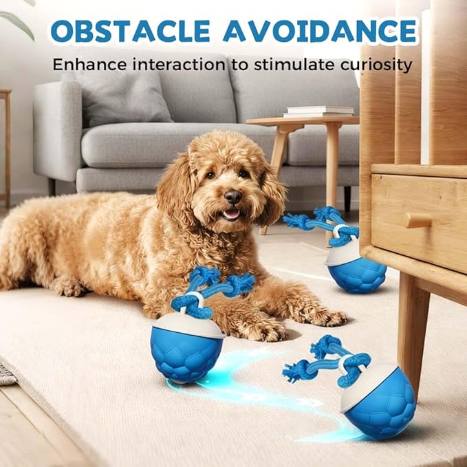 Interactive Dog Toys - 2026 Upgraded Motion Activated Automatic Rolling Ball Toys for Small/Medium/Large Dogs Balls for Boredom to Keep Them Busy with USB Rechargeable (Orange 2Pc)
