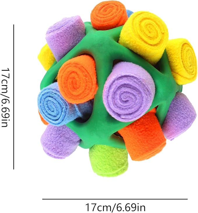 awakentti Puppy Chew Toys, Dog Treat Dispenser Toy, Pet Anxiety Relief and Calming Aid, Puppy Teething Toys for Small Medium Dogs (B)