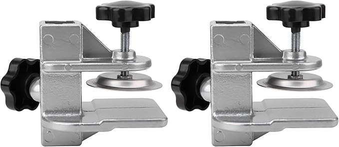 Pet Grooming Table Arms Clamp, Dog Cat Hair Dryer Clip Holder, H Bar Grooming Table Accessories (Inner Dia 2.3 * 2.3cm) (Pack of 2)