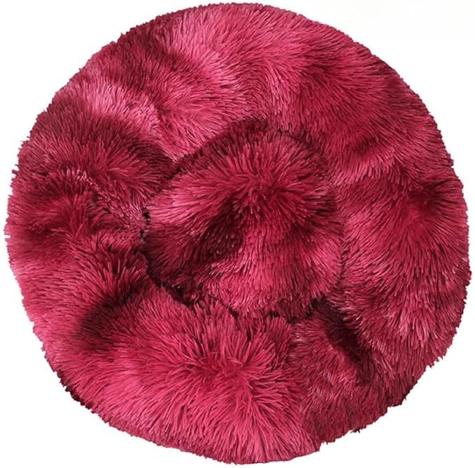 Anxiety Relief Dog Bed - Mr Fluffy Friend Anti-Anxiety Original Calming Plush Pet Bed for Chewing, Crate Training & Thunderstorm Stress (B-Bed,XS-40CM)