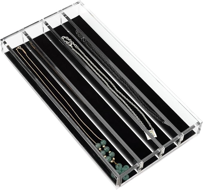 Rev-A-Shelf Acrylic Jewelry Organizer to use in Closet Drawers