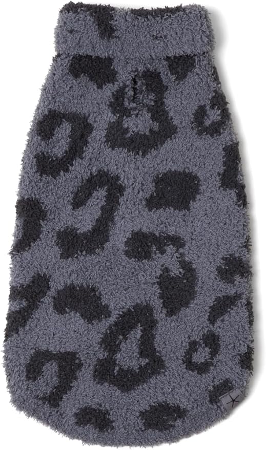 Barefoot Dreams® CozyChic® Barefoot in the Wild Pet Sweater, Graphite-Carbon, X-Large