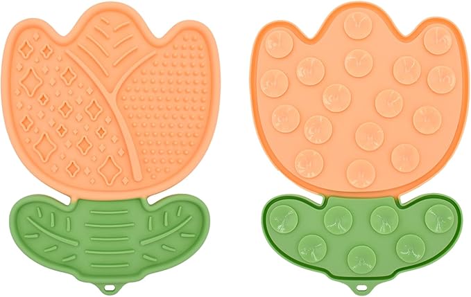 Tulip Silicone Dog Licking Mat – Premium Slow Feeder & Calming Enrichment