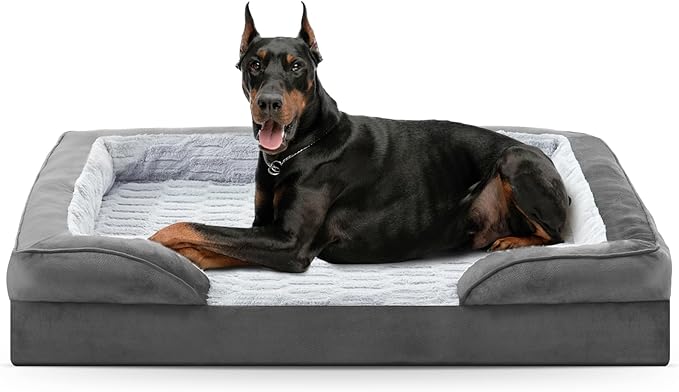 FetchMart Orthopedic Dog Bed for Large Dogs — XL Waterproof Sofa Bed | Washable, Non-Slip