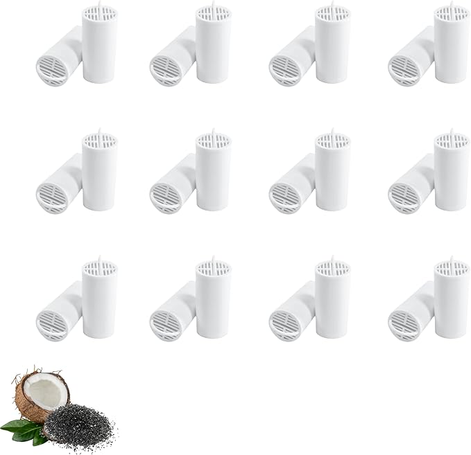 Nispira Charcoal Water Filter Replacements for Drinkwell 360 Pet Water Fountain, 24 Packs