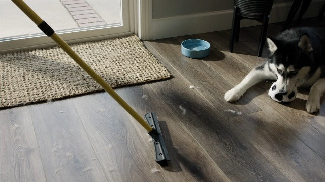 FURemover Original Pet Hair Rubber Broom Head Replacement for Carpet, Tile and Hardwood
