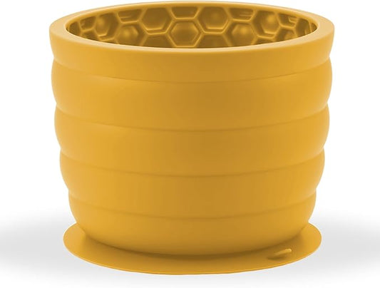 Silicone Slow Feeder Dog Bowl Frozen Dog Treat Holder for Puppy Small & Medium Dogs 20oz Capacity