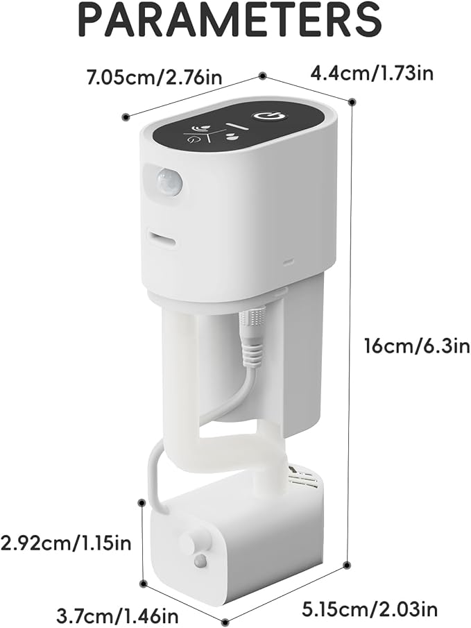 Cat Water Fountain Motor with Pump for FS10PLUS, Stainless Steel Cat Fountain Replacement Motor for 4.1L Pet Fountain
