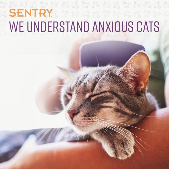 Sentry PET Care Sentry Calming Spray for Cats, Uses Pheromones to Reduce Stress, Easy Spray Application, Helps Cats with Separation, Travel, Loud Noises, and Anxiety, Packaging May Vary