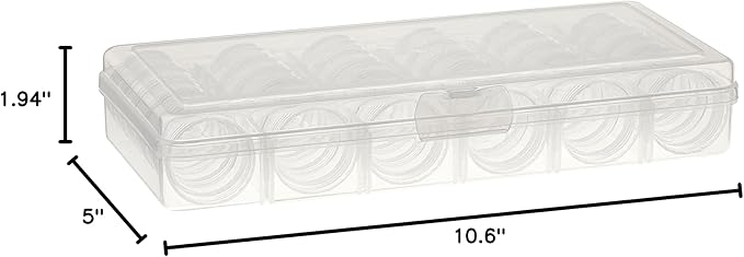 Simply Tidy 12 Pack: Bead Storage Box with 6 Container Stacks by Bead Landing™