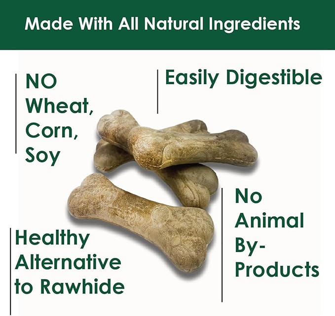 Bonies Natural Hip & Joint Formula Small-Sized Single Bone, Glucosamine & Omega Fatty Acids, Fresh Breath, Clean Teeth, Low Calories, Chicken Flavor, Small Dogs, 120 Bones