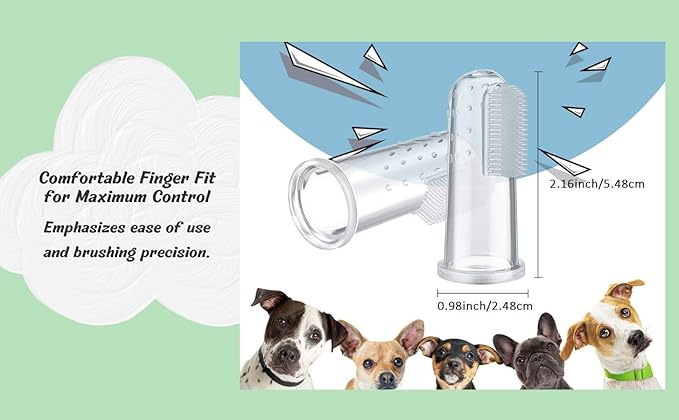 Slow Feeder Insert for Dog Bowl with Suction Cups – Anti-Choke Silicone Design Fits Most Dog Bowls – Includes 3 Finger Toothbrushes for Puppy & Pet Dental Care – Blue, Pink, Black Color