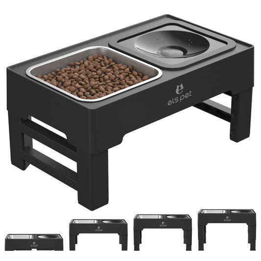 ELS PET Elevated Dog Bowls, No Spill Water Bowl | Pet Essentials - Image 1