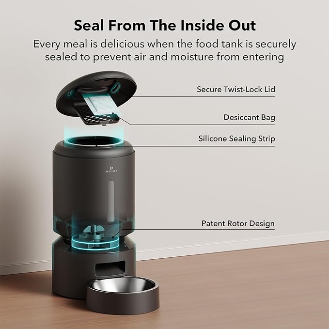 5G WiFi Automatic Cat & Dog Feeder — 5L, Freshness Preservation, App Control