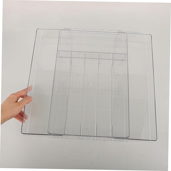 Telescopic Storage Box Cutlery Organizer Expandable Silverware Drawer Utensil Holder Acrylic Easy to Use Organize Kitchen