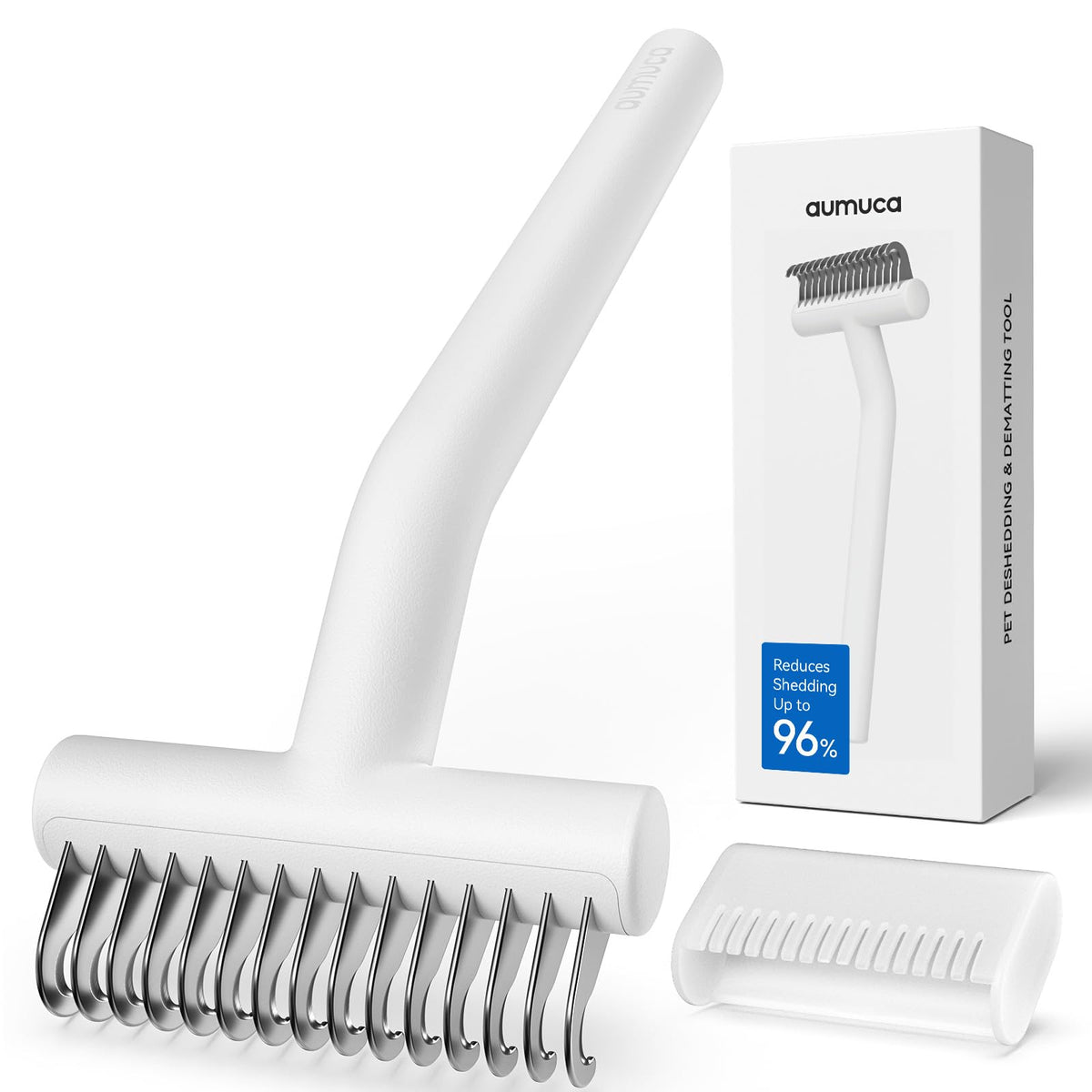 aumuca Undercoat Rake for Dogs, Deshedding & Dematti | Grooming & Care - Image 2