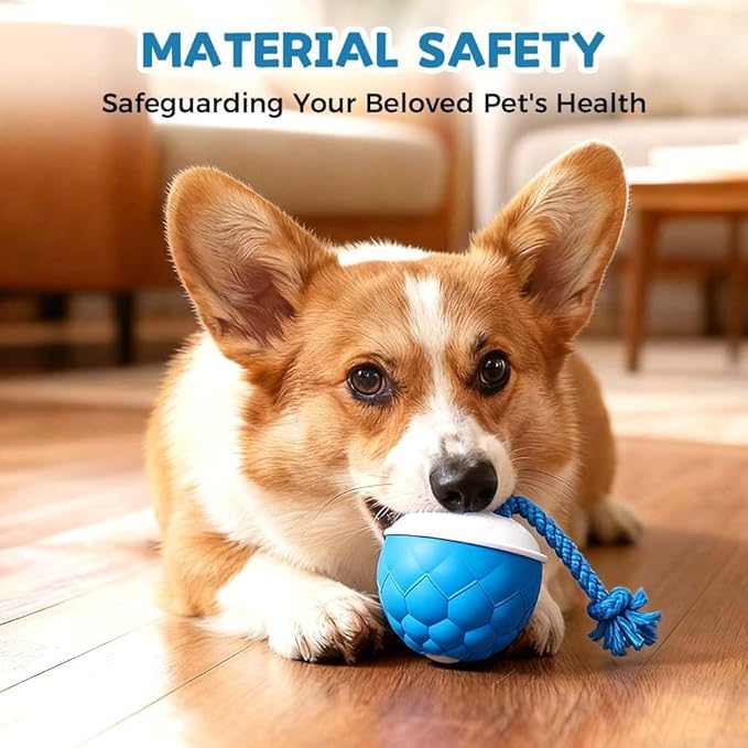 Interactive Dog Toys Motion Activated Automatic Rolling Ball Toys for Small/Medium/Large Dogs Balls for Boredom to Keep Them Busy with USB Rechargeable (Orange)
