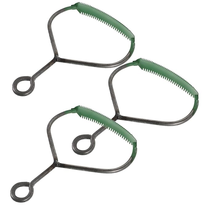 Homoyoyo 3pcs Cast Iron Cattle Hair Brush and Horse Grooming Brush Set for Itch Relief and Shedding Control Large Size for Livestock and Animal Care
