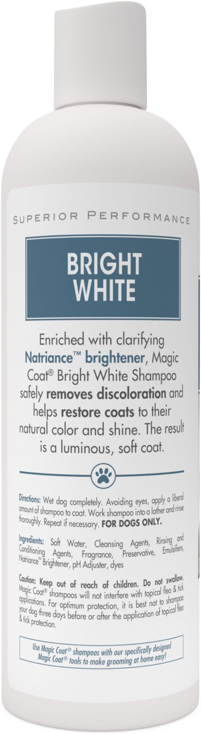 Whitening Dog Shampoo — Removes Tear Stains, Almond Shea Butter Scent, 16oz