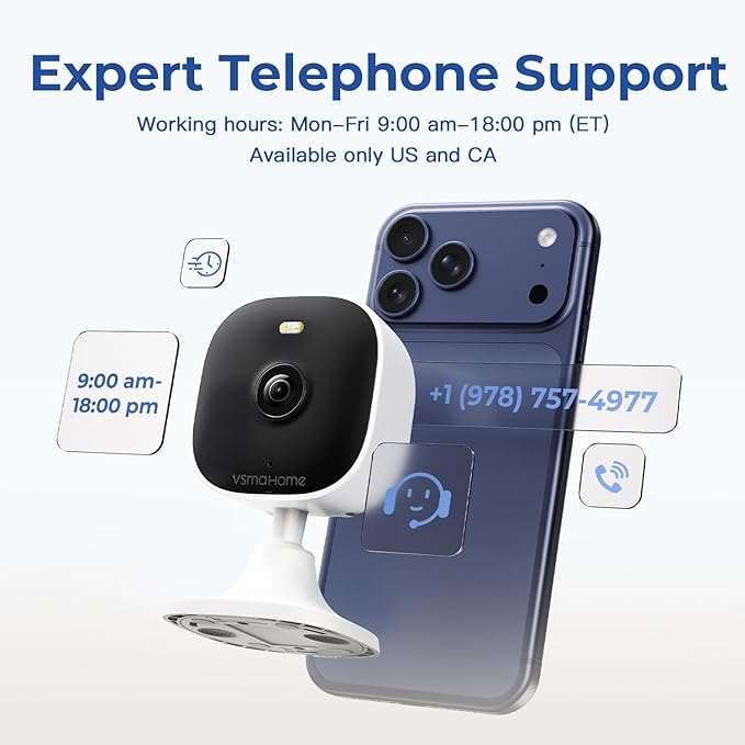 4MP Indoor Cameras for Home Security, Outdoor Security Camera Indoor, 2.4g/5g Cameras for House/Pet/baby, Wired, Plug and Play, Color Night Vision, Support 128G Card Storage (Not Included), 4PCS