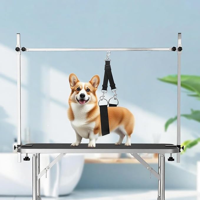 Dog Grooming Belly Strap Pet Grooming Belly Band Stand Strap for Table Dog Grooming Loop Noose Pet Bathing Tether Straps for Bathing