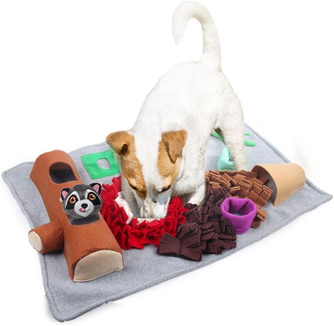 ALL FOR PAWS Dog Slow Feeders Pet Snuffle Mat for Dogs, Interactive Feed Game for Boredom, Dog Treat Dispenser Indoor Outdoor Stress Relief