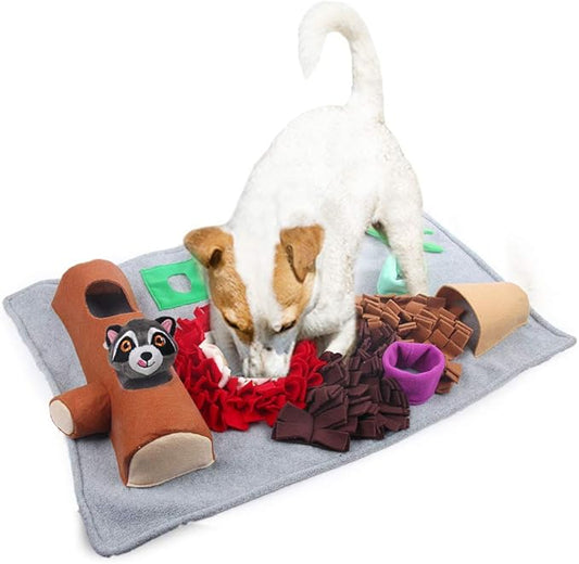 ALL FOR PAWS Dog Slow Feeders Pet Snuffle Mat for Dogs, Interactive Feed Game for Boredom, Dog Treat Dispenser Indoor Outdoor Stress Relief