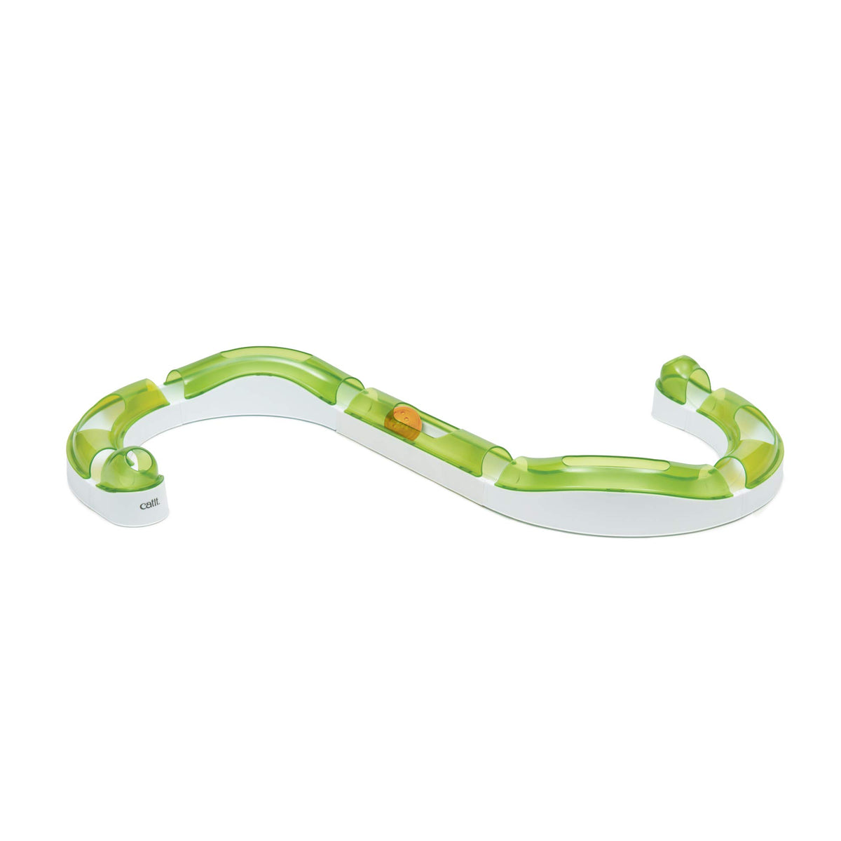 Catit Senses 2.0 Wave Circuit Interactive Cat Toy - 8-Piece Closed-Track Ball Toy for All Breed Sizes