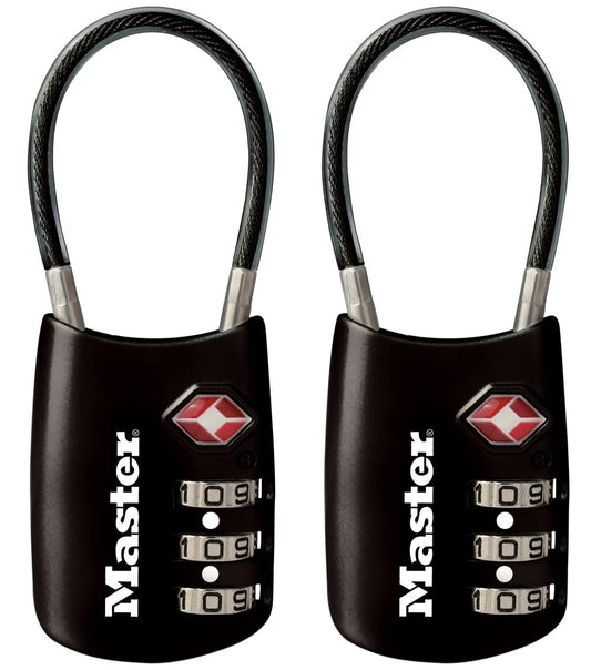 Master Lock TSA Approved Combination Luggage Lock, A | Travel Essentia - Image 1
