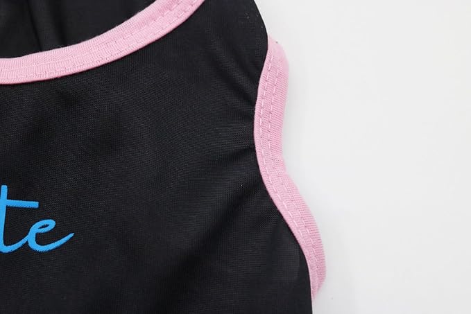 Small Dog T-Shirt for Girls, Breathable Lightweight Pet Summer Dogs Vest, Girl Puppy Clothes for Chihuahua Clothes